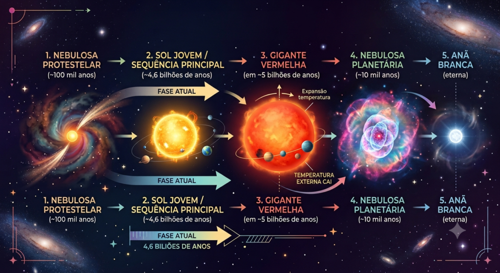ciclo de vida de uma estrela