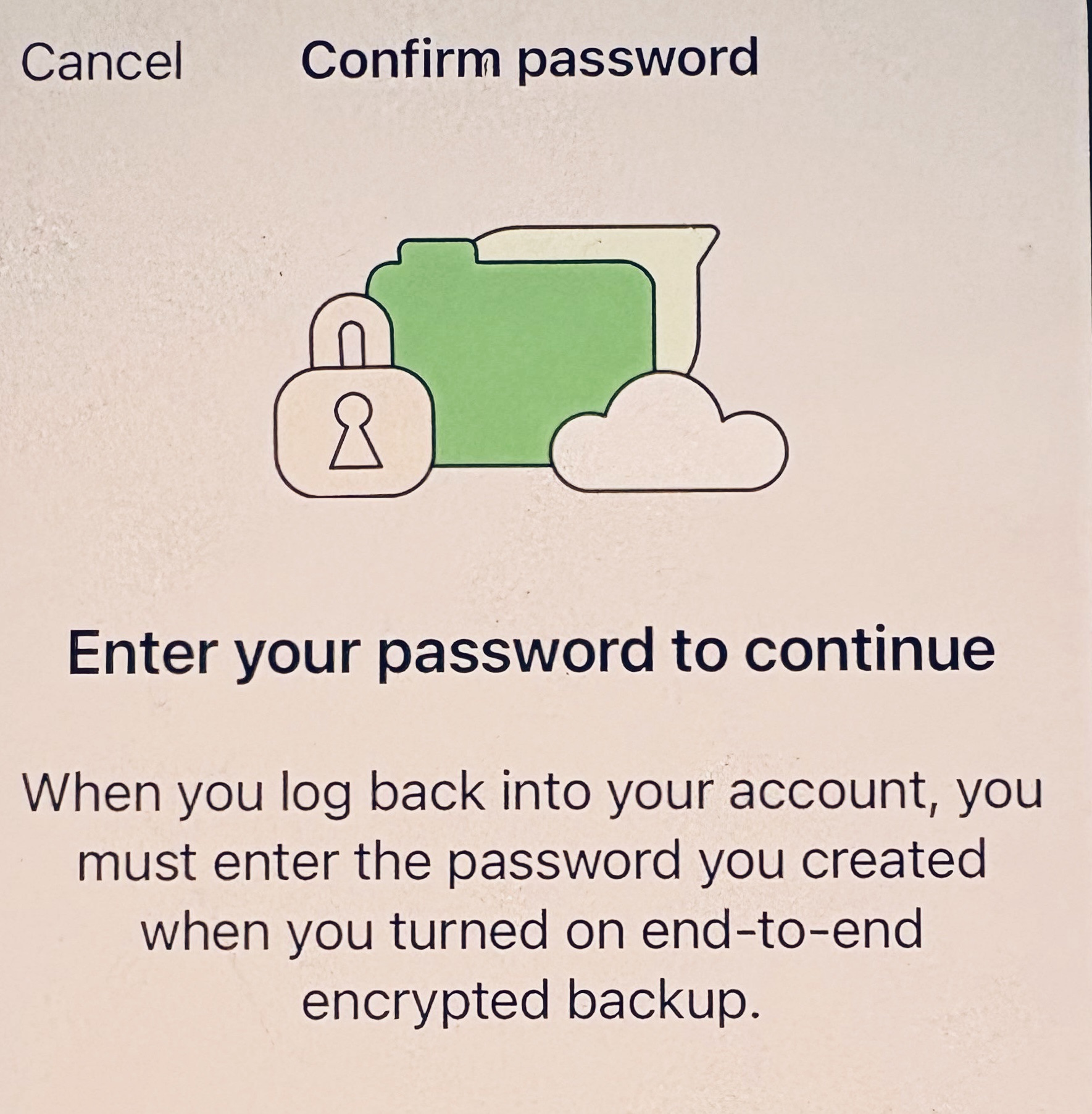 tela de verificação do WhatsApp para recuperar conta hackeada
